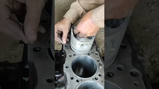 J4 6 Cylinder Engine piston Checking [upl. by Anaher825]