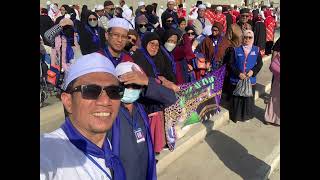 Perjalanan Umrah Tiram Travel [upl. by Ynaitirb]