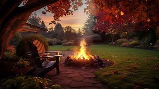 Cozy Campfire Ambience 🔥 Sleep Deeply with Crackling Fire Sounds amp Relaxing Music [upl. by Latouche]