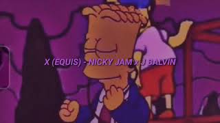 Nicky Jam x J Balvin  X EQUIS slowed  reverb [upl. by Simons972]