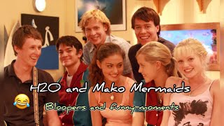 H2O and Mako Mermaids  Bloopers and funny moments [upl. by Eilrahs445]