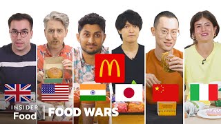 Comparing McDonalds In 6 Different Countries  Food Wars  Insider Food [upl. by Nodyarg]