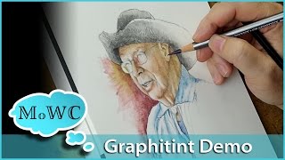 Derwent Graphitint Watercolor Pencil Review [upl. by Bullion]