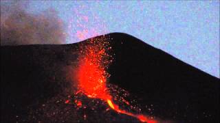 Eruzione Etna 5 Agosto 2014 [upl. by Eelibuj]