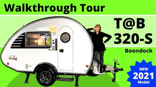 NEW TAB 320S by nuCamp RV  2021 Model  Walkthrough Tour [upl. by Sewel951]