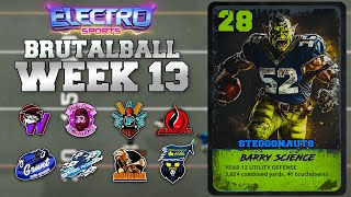 Playoffs looming  Brutalball Season 2 week 13 [upl. by Towrey]