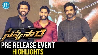 Savyasachi Pre Release Event  Highlights Naga Chaitanya  Madhavan  Nidhhi Agerwal  MM Keeravani [upl. by Auqinaj]