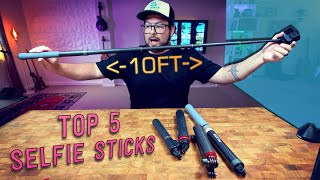 Top 5 Selfie Sticks for GOPRO or any Action Cameras 👏 [upl. by Nnaira184]