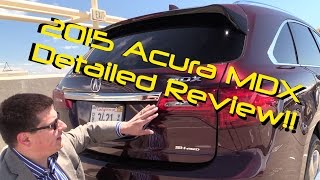 2015 Acura MDX DETAILED Review and Road Test [upl. by Darleen]