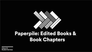 Paperpile  Edited Books amp Book Chapters [upl. by Toback807]