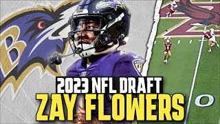 Zay Flowers Highlights 🟣  Welcome To The Ravens [upl. by Tireb479]