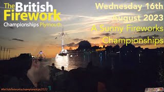 A Sunny Fireworks Championship Wednesday 16th August 2023 [upl. by Aiela]