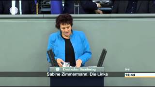 Sabine Zimmermann DIE LINKE Bund muss gegen Tarifflucht bei der Post Stellung beziehen [upl. by Adien]