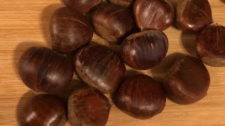 Roasting Chestnuts in the Microwave  Super Quick and Easy [upl. by Perrins]