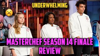 Masterchef Season 14 Finale Review [upl. by Rothberg645]