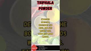 Triphala Churna Benefits  The Ultimate Ayurvedic Detox 🌿 AyurvedPower facts doctor remedy [upl. by Aehtla]