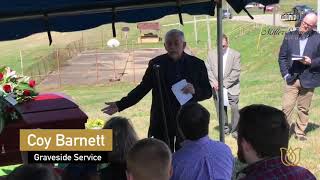 Coy Barnett Graveside Funeral [upl. by Nodnrb]