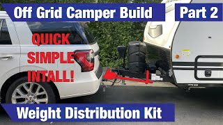 How To Install Weight Distribution Hitch Quick Simple [upl. by Ahsienauq436]