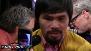 Manny Pacquiao never thought retirement after Marquez loss Rios win restores confidence [upl. by Elbring]