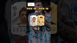 Dibu Martinez VS Lautaro Martinez EVOLUCION FIFA 😉🇦🇷 [upl. by Nho]