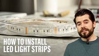 How to Install LED Light Strips [upl. by Leanahtan90]