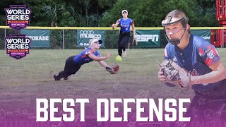 All the Best Defense Plays of the Junior amp Senior League Softball World Series [upl. by Jerusalem702]