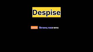 what is the meaning of despise  englishspeaking shorts learnenglishwithjunaid [upl. by Onofredo]