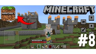 I MADE MY BIG CASAL  MINDCRAFT GAMEPLAY 8 SARVAIVAL SERIES [upl. by Kayley]