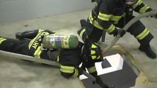 Firefighter Rescue and Survival  The Double Horse Shoe Technique [upl. by Oiracam]