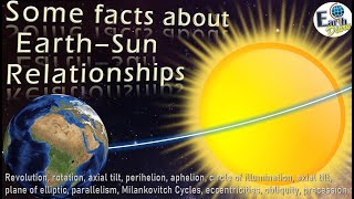 Some facts about Earth–Sun Relationships [upl. by Jobey]