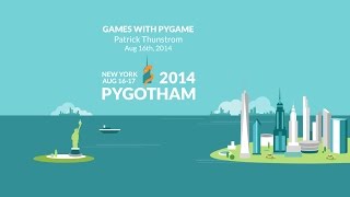 Games with Pygame  Patrick Thunstrom [upl. by Okramed76]