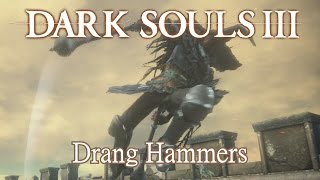 Drang Hammers Dual Mace Moveset Dark Souls 3 [upl. by Divine496]