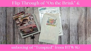 Flip through of ON THE BRINK amp unboxing of the newest kit from By the Well 4 God TEMPTED [upl. by Enitsirhc168]