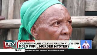 Mau Summit family seeks justice after 8yearold found dead in latrine [upl. by Itnava]