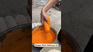 Dragon Rolls Making😵🥵 Indian Street food [upl. by Aneles980]