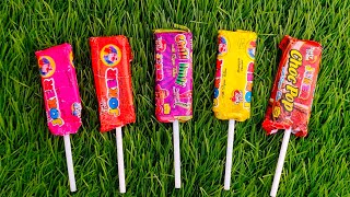 Satisfying video Asmr Lollipops candy and chocolate gummy candy unboxing video [upl. by Phaidra]