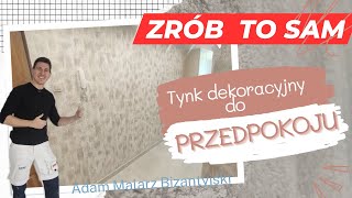 ZRÓB TO SAM  Tynk dekoracyjny do przedpokoju [upl. by Fina]