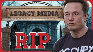 Elon OFFICIALLY destroyed legacy media and they cant recover  Redacted w Clayton Morris [upl. by Laenahtan]