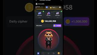 Hamster Kombat Daily Cipher Code 9 July 2024  Hamster Kombat New Morse Code  Free 1M Coins [upl. by Zetnauq]