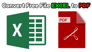 Convert File EXCEL to PDF Gratis 2022 [upl. by Shepard853]