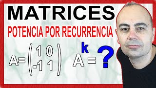 ❇️ POTENCIAS Por RECURRENCIA ❇️ Operaciones Con Matrices EVAUPAU 2025 [upl. by Arlie780]