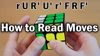 Rubiks Cube How to Read Algorithms Full Notation Guide [upl. by Girand]