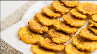 DES BANANES PESEES HAITIAN  ANTILLAIS RECIPE [upl. by Niltyak747]