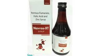 Navros XT SYRUP Ferrous Fumarate Folic Acid and Zinc Syrup [upl. by Dixil]