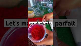 How to make cake parfait best consumed chilled myfavourite dessertday food nathyskitchen [upl. by Meehsar918]