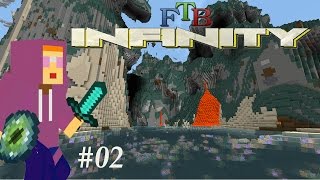 FTB Infinity Ep2  Pulveriser and Redstone Furnace [upl. by Leind144]