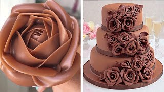 Fancy Chocolate HEART Cake Decorating Ideas  So Yummy Chocolate Cake Tutorials  Easy Plus [upl. by Ayote]