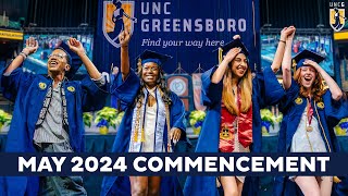 May 2024 Commencement  UNC Greensboro [upl. by Schott]