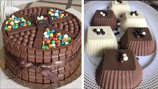 Fancy Chocolate Cake Decorating To Impress Your Friends  Stunning Chocolate Cake Decorating Idea [upl. by Eilahtan364]