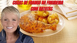 Coxas de Frango com batatas na frigideira  Como fazer coxas de frango com batatas na frigideira [upl. by Esorrebma]